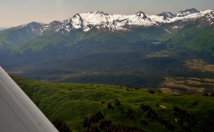 mountains scenes from the air